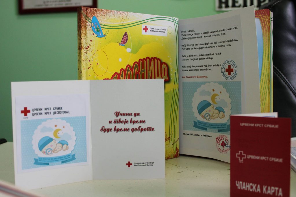 Традиционална акција Црвеног крста Србије – Деспотовац „Пакет за новорођену бебу“ 2021.